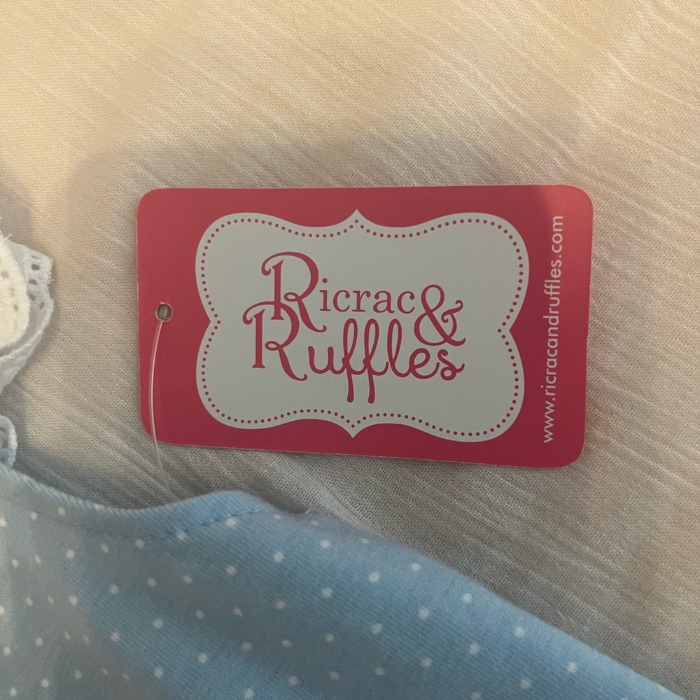 Ric Rac Ruffle Romper—Brand new with tags